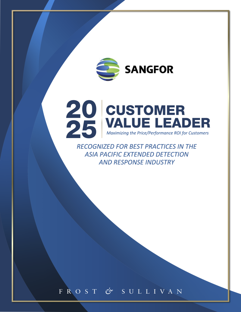 Sangfor Earns Frost & Sullivan 2025 APAC XDR Customer Value Leadership Recognition