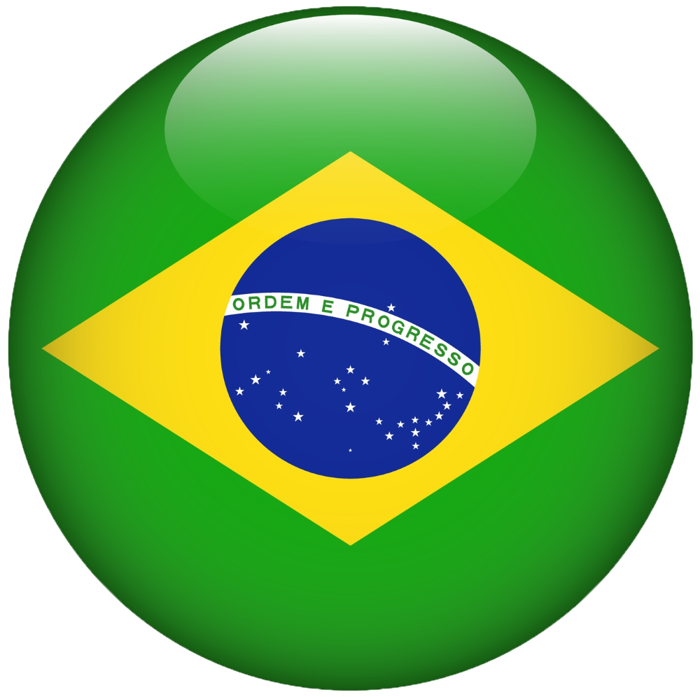 National Flag Icon of Brazil