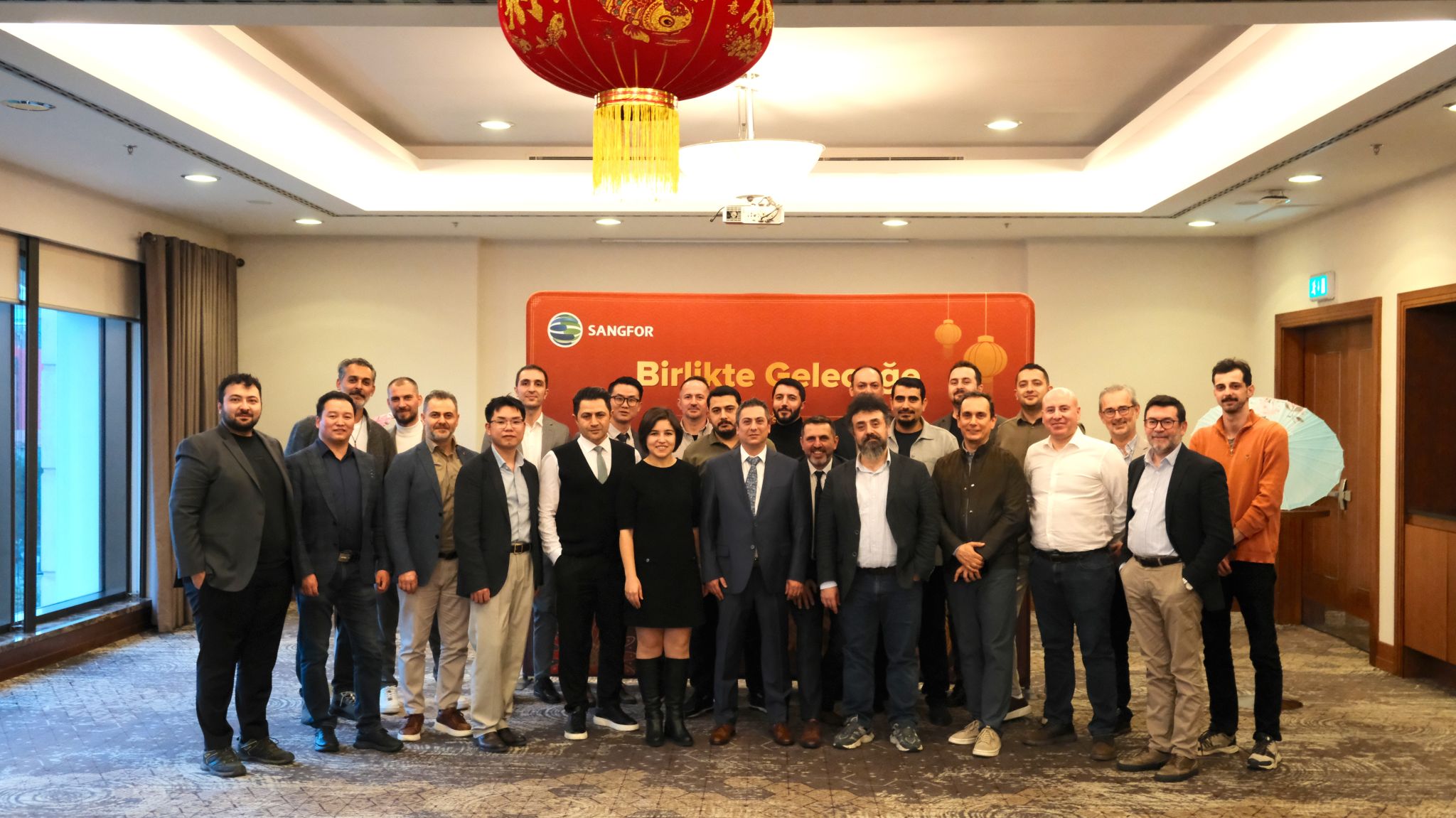 Group Photo of Sangfor Turkey Partner Kickoff Event 2026