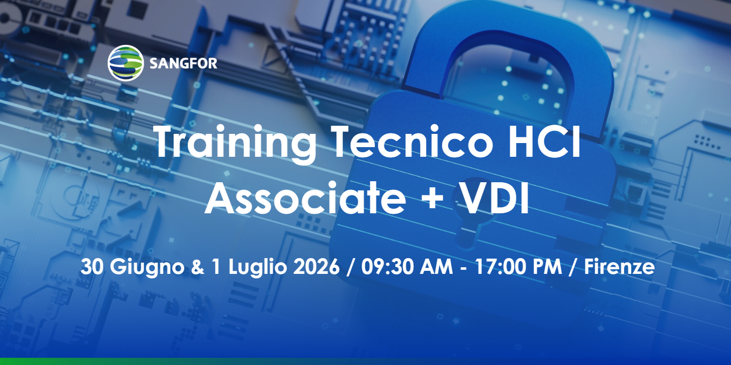 Training Tecnico HCI Associate + VDI (Roma)