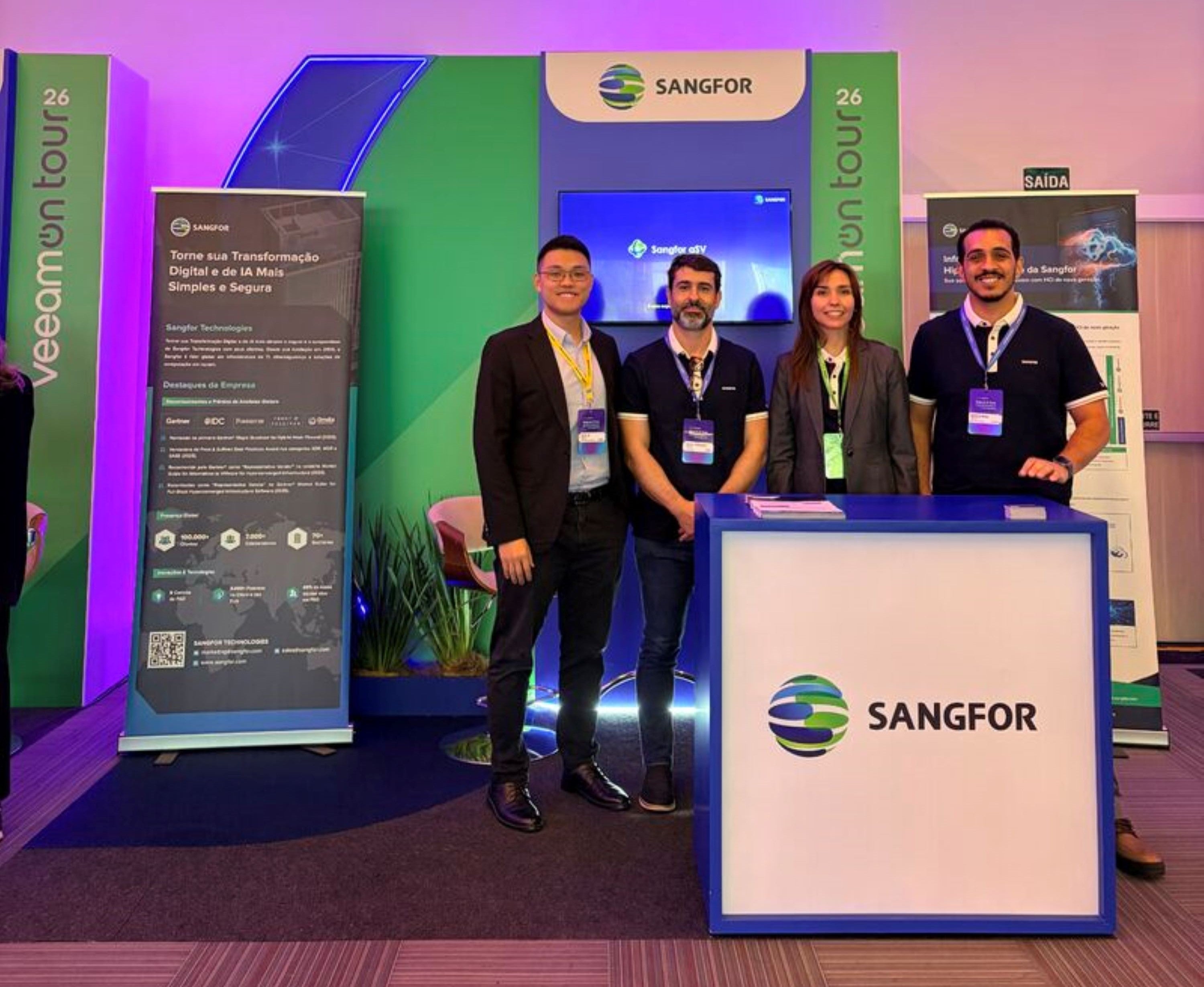 Sangfor at VeeamON Tour Brazil 2026 as Gold Sponsor