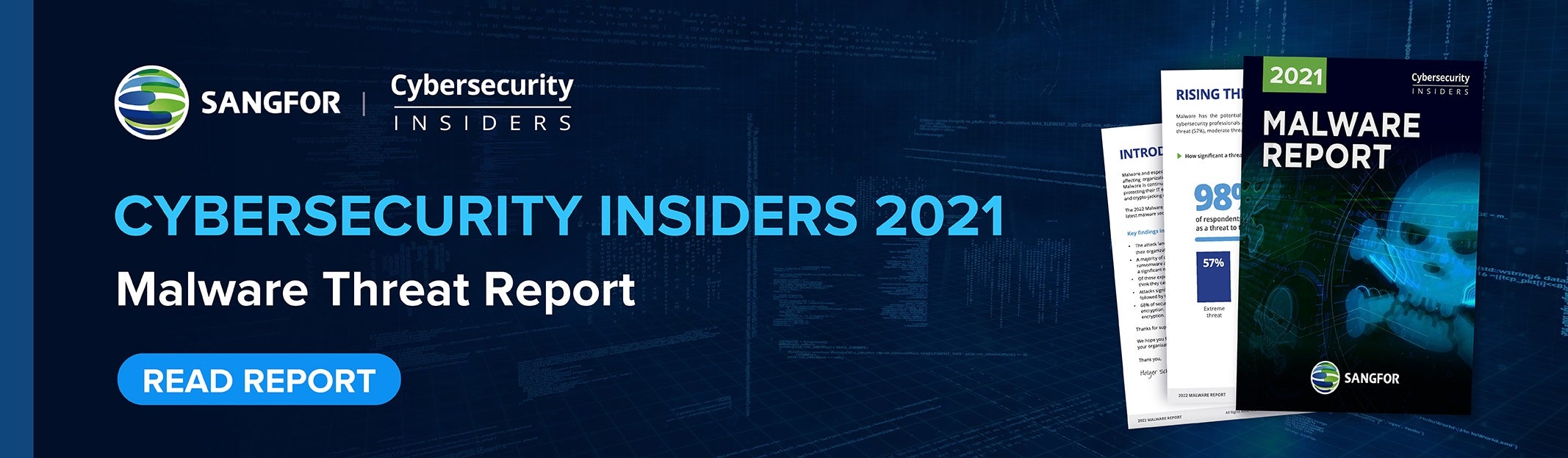 Sangfor 2021 Malware Report with Cybersecurity Insiders article