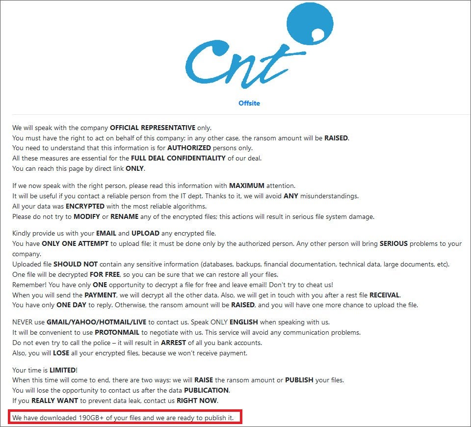 cnt-ransomexx-data-leak-page