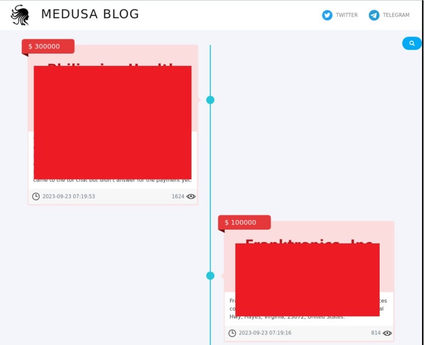 Security Advisory on Medusa Ransomware 1