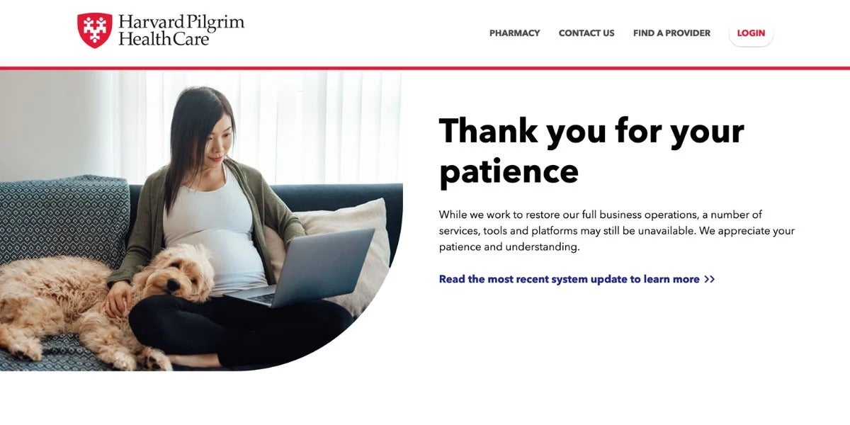 Harvard Pilgrim Health Care Ransomware Attack