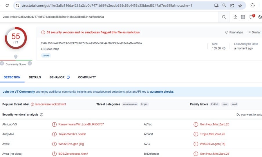 LockBit Ransomware Silently Disables EDR Using TDSSKiller 7