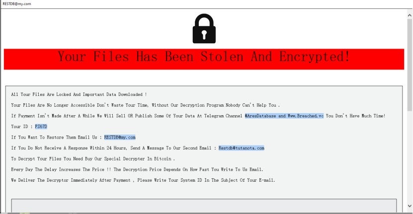 New RCRU64 Ransomware Variant Discovered by Sangfor FarSight Labs 2