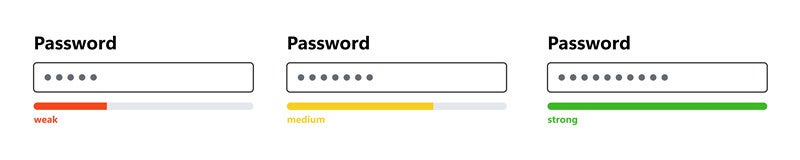 weak passwords
