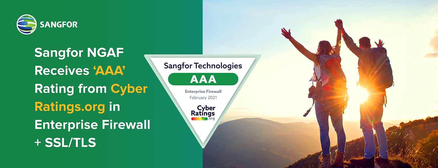 Sangfor NGAF AAA Rating by CyberRating
