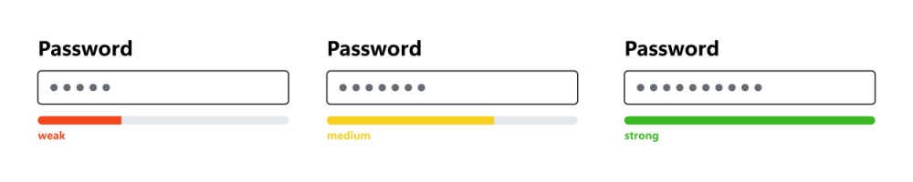 Use strong passwords