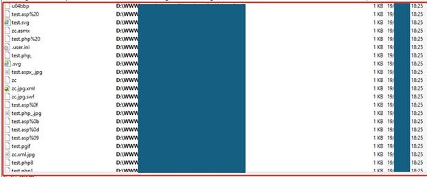 Multiple file uploads were tested by the intruder using patterns consistent with the OWASP WSTG-BUSL-08 and WSTG-BUSL-09 testing guides