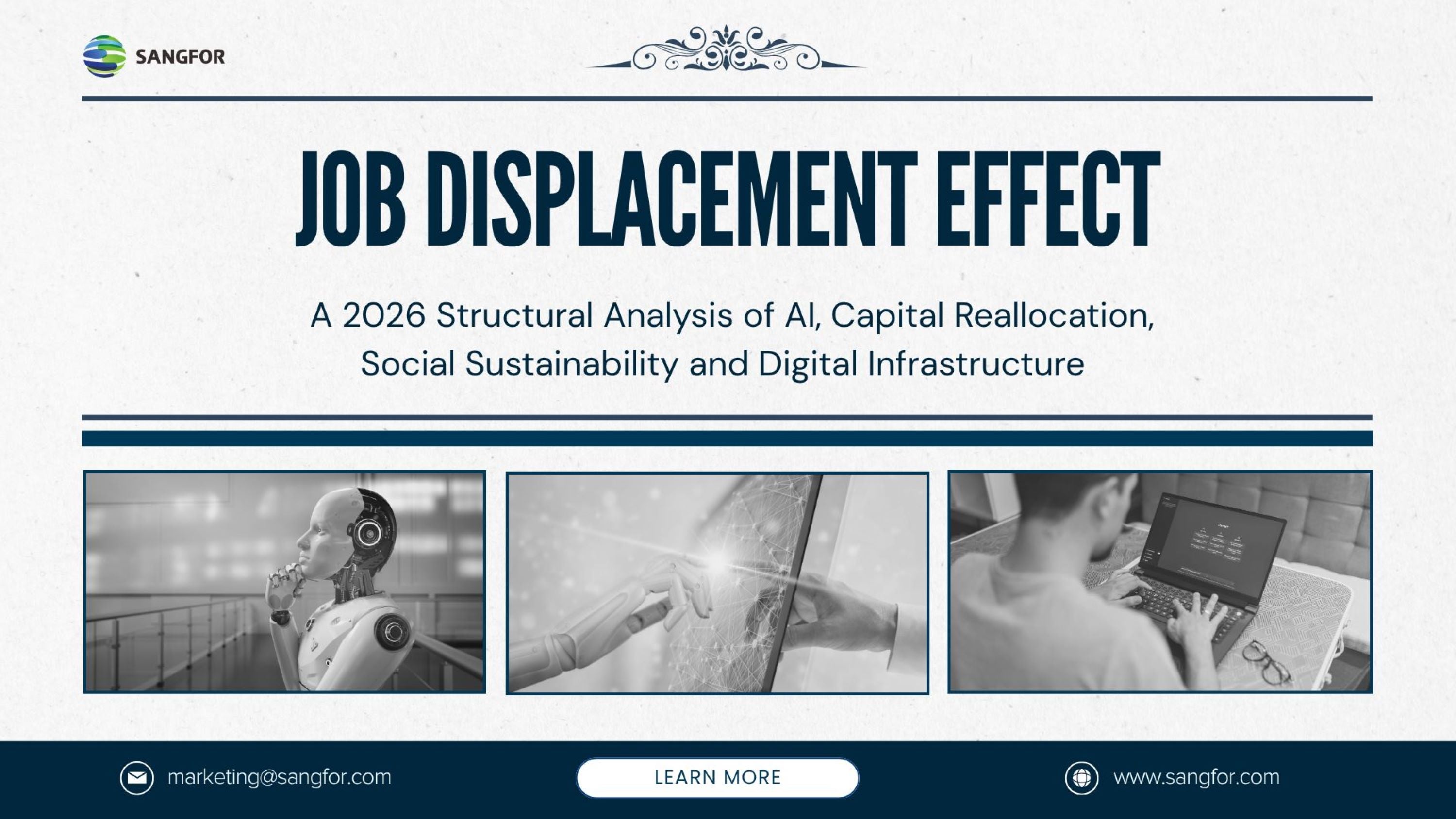 Job Displacement Effect: A 2026 Structural Analysis of AI, Capital Reallocation, Social Sustainability and Digital Infrastructure