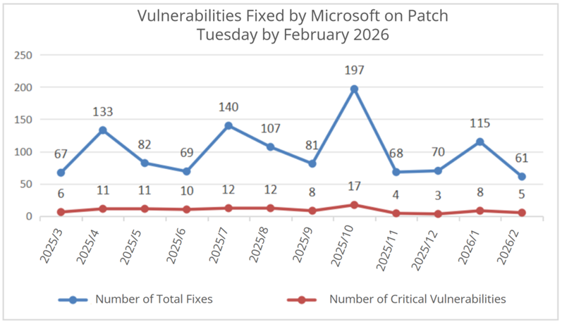 Vulnerabilities Patched by Microsoft in the Last 12 Months
