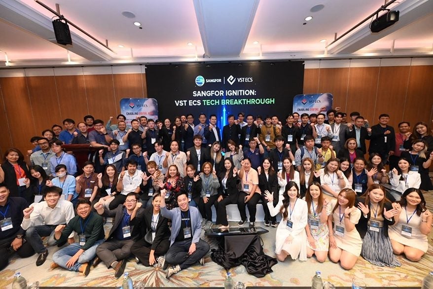 ภาพความร่วมมือของ Sangfor กับกลุ่ม VST ECS (ประเทศไทย)