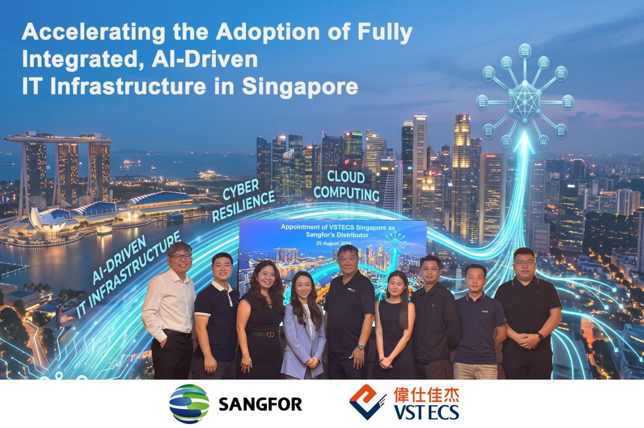 Sangfor Technologies ernennt VSTECS Singapore zum Vertriebspartner
