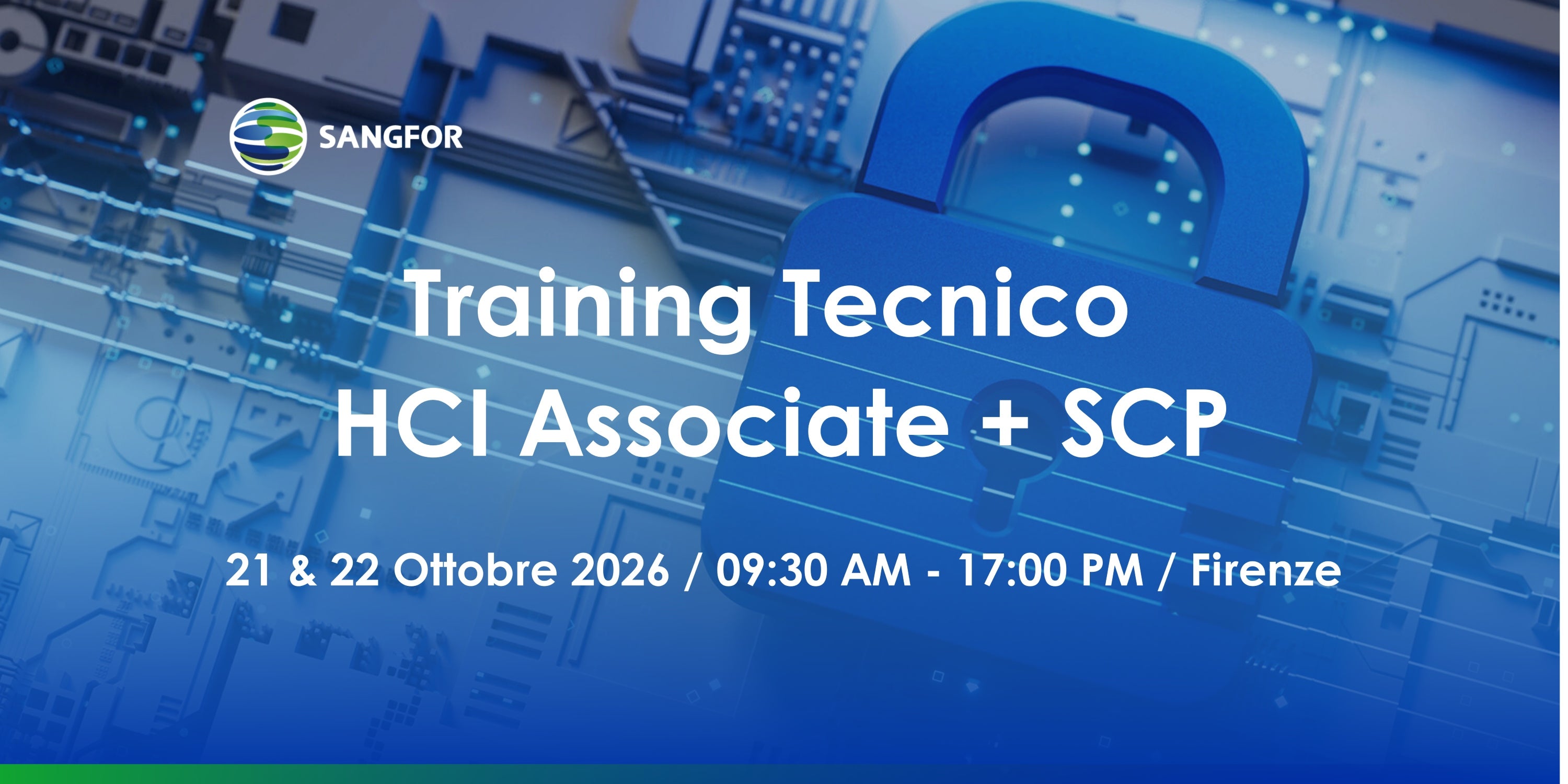 Training Tecnico HCI Associate + SCP (Firenze)