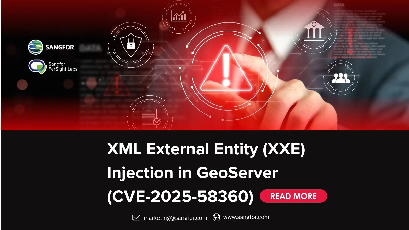 The feature image of XML External Entity (XXE) Injection in GeoServer (CVE-2025-58360)