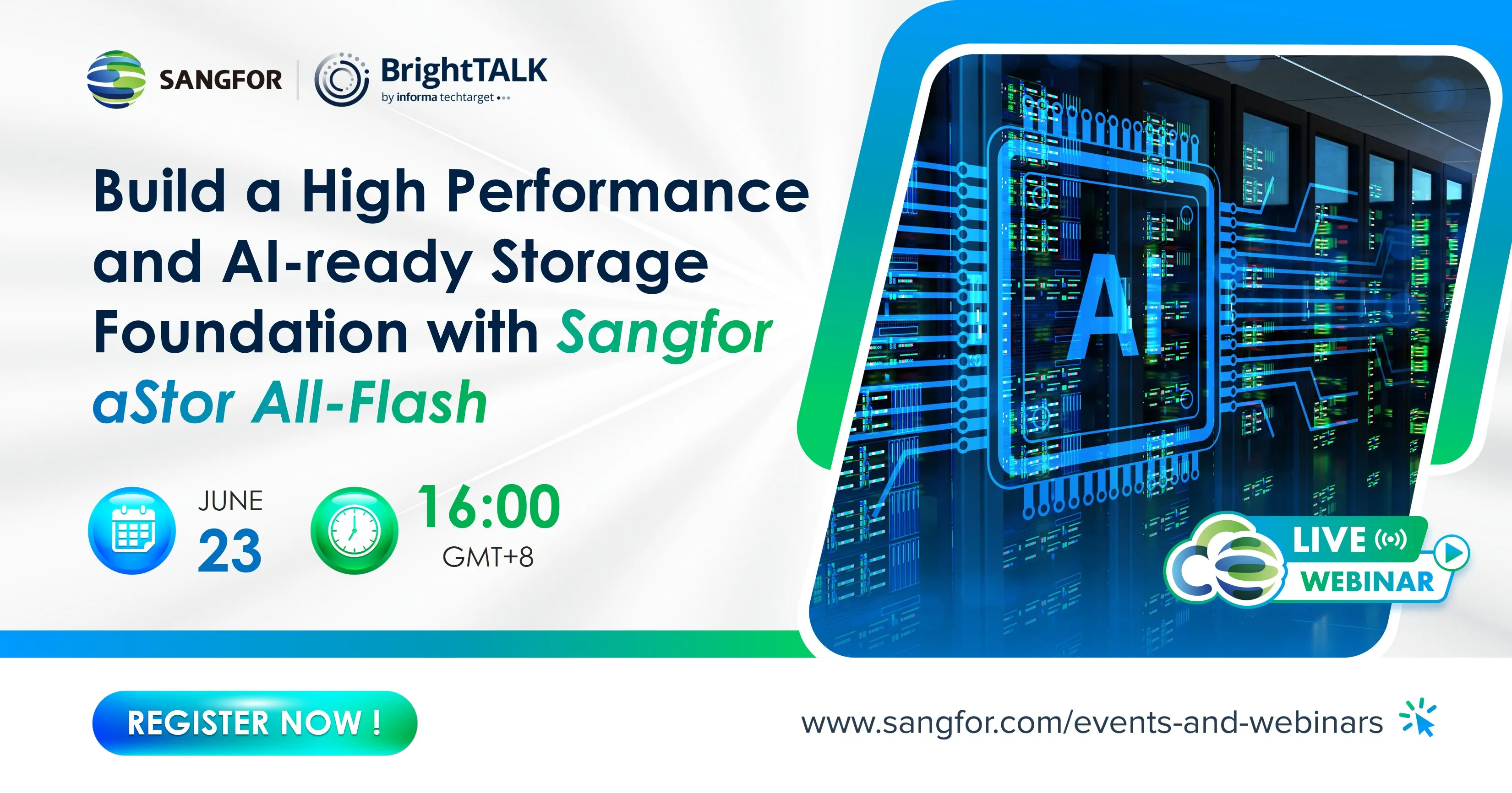 Build a High Performance and Al-ready Storage Foundation with Sangfor aStor All-Flash