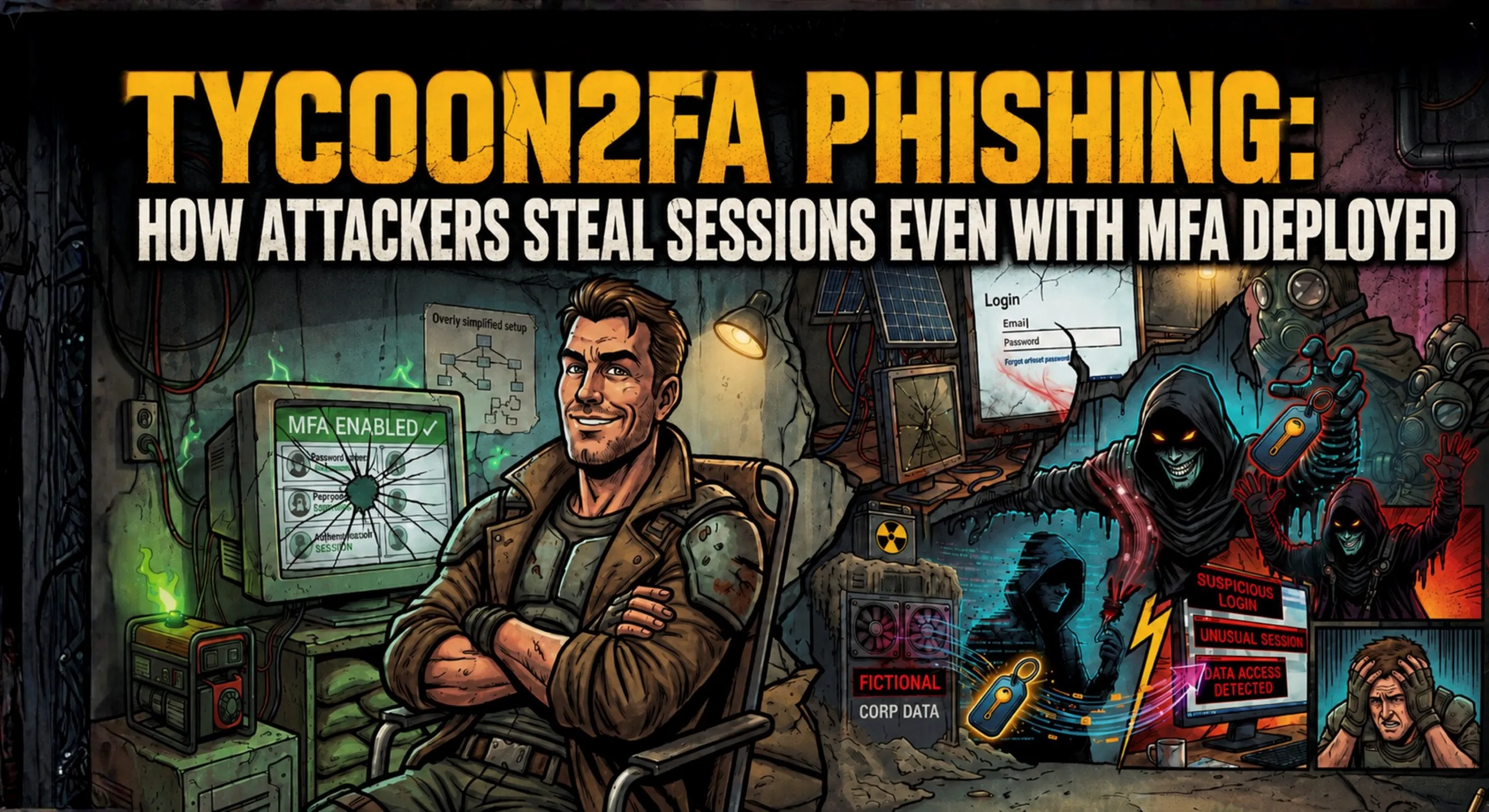 Tycoon2FA Phishing: How Attackers Steal Sessions Even with MFA Deployed