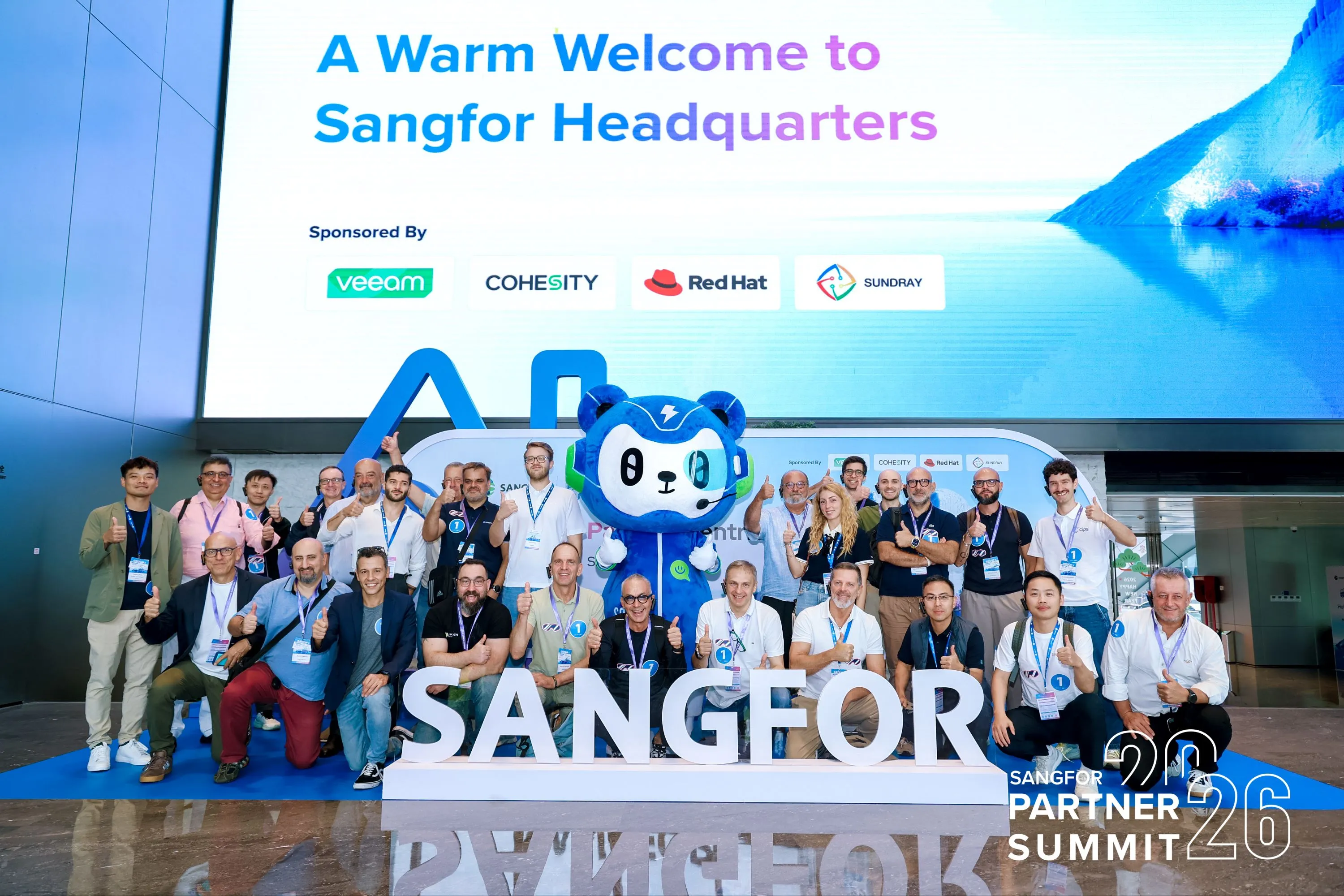Sangfor Technologies premia i Partner Italiani D.S.C. e Ates Informatica al Partner Summit 2026 di Shenzhen
